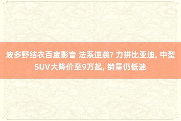 波多野结衣百度影音 法系逆袭? 力拼比亚迪， 中型SUV大降价至9万起， 销量仍低迷