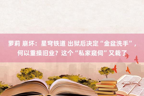 萝莉 崩坏：星穹铁道 出狱后决定“金盆洗手”，何以重操旧业？这个“私家窥伺”又栽了