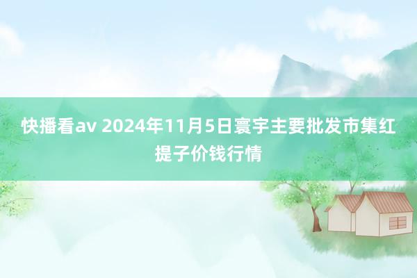 快播看av 2024年11月5日寰宇主要批发市集红提子价钱行情