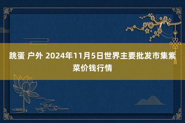 跳蛋 户外 2024年11月5日世界主要批发市集紫菜价钱行情