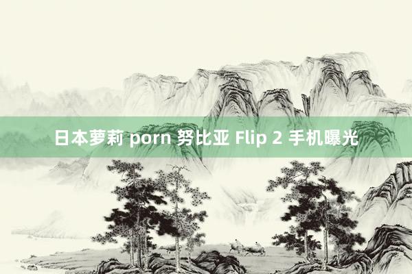 日本萝莉 porn 努比亚 Flip 2 手机曝光