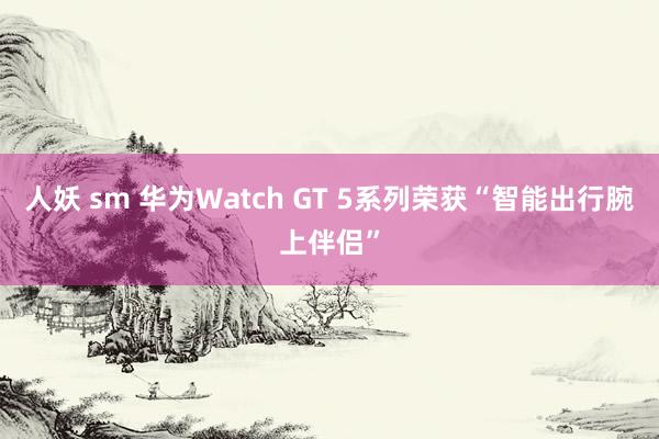 人妖 sm 华为Watch GT 5系列荣获“智能出行腕上伴侣”